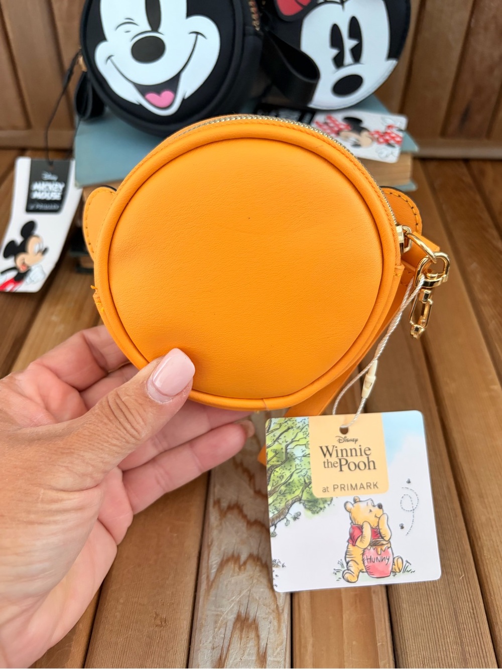 Disney Mickey Mouse Minnie Tigger Coin Purse, Wristlet Pouch NWT Primark - Picture 10 of 11